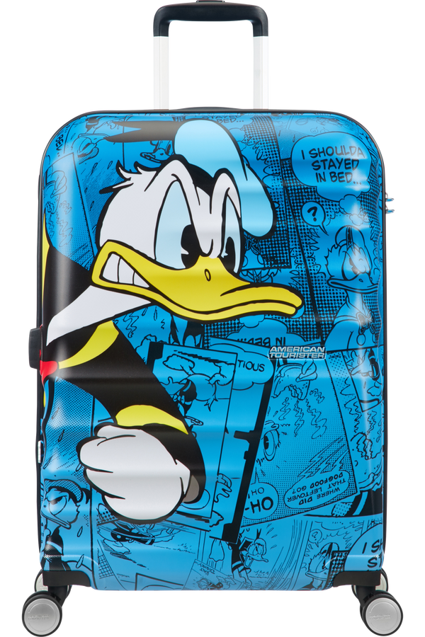 American Tourister Wavebreaker Disney 4-wheel 67cm medium Spinner suitcase Donald Duck