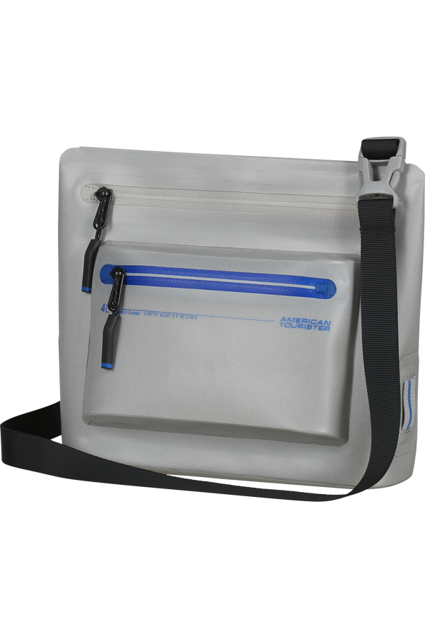 Colourdry M Shoulder bag | American Tourister Colourdry Shoulder Bag M  Glacial Silver