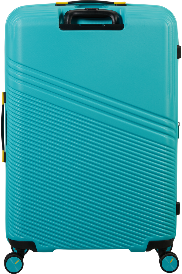 American Tourister Triple Trace Spinner TSA Expandable 76cm  Turquoise/Yellow American Tourister Triple Trace Spinner TSA Expandable 76cm  Turquoise/Yellow