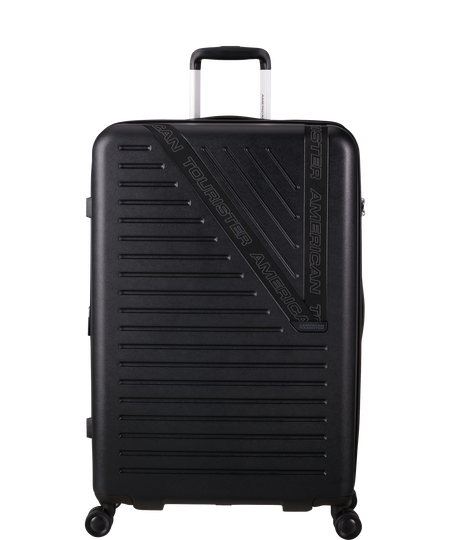Dynabelt 77cm Large Check-in | American Tourister Dynabelt Spinner EXP TSA 77cm  Volcano Black