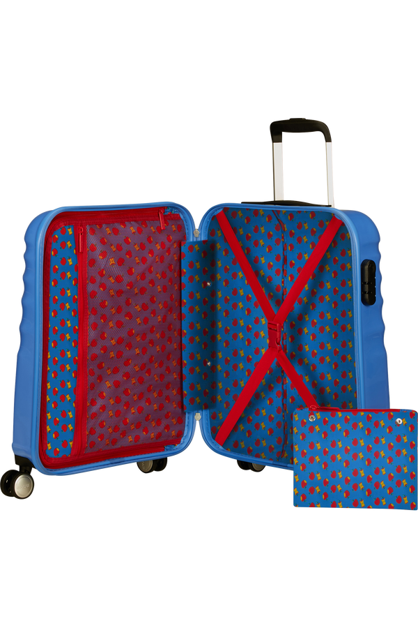 Disney Wavebreaker 55cm Spinner 4 wheels Blue American Tourister UK