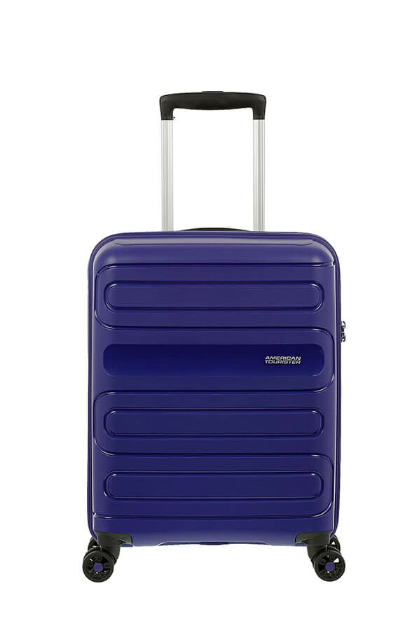 Navy 55 cm Blue 35 liters American Tourister Sunside Spinner 55//20 Hand Luggage