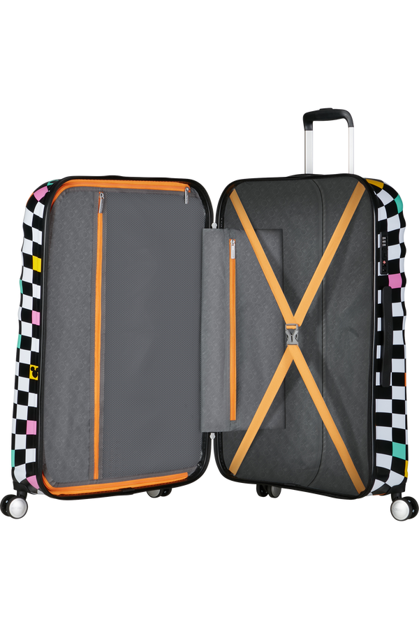 American Tourister Disney Wavebreaker Spinner TSA Disney Fl 77cm  Mickey Check