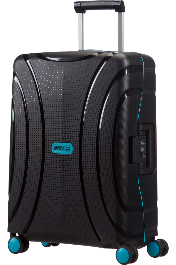 American Tourister Lock'n'Roll 4-wheel cabin baggage Spinner suitcase 40x55x20cm Night Black
