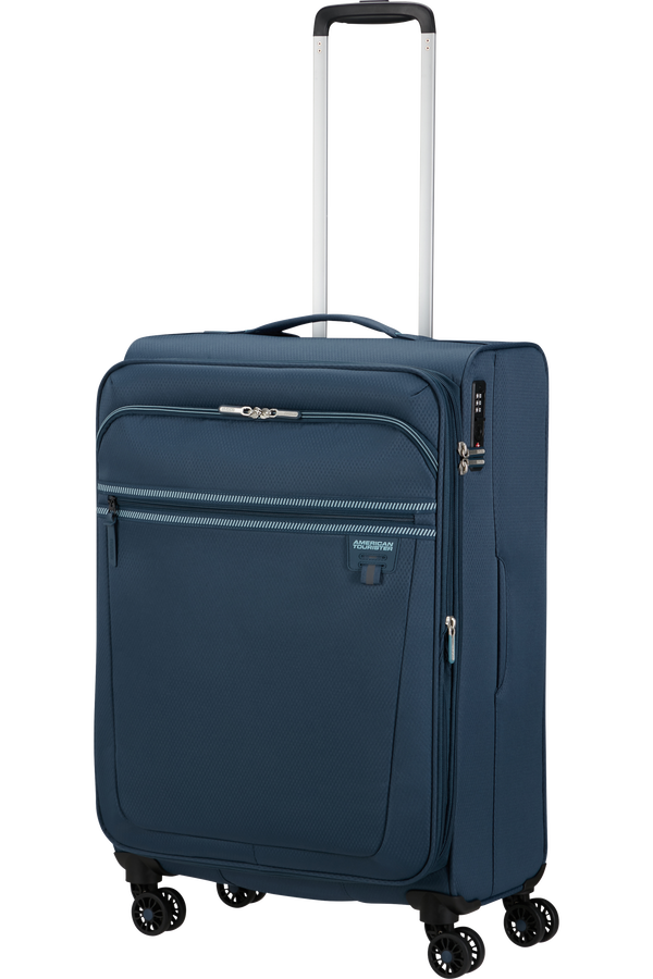 American Tourister Aerospin Spinner Expandable M  Indigo American Tourister Aerospin Spinner Expandable M  Indigo