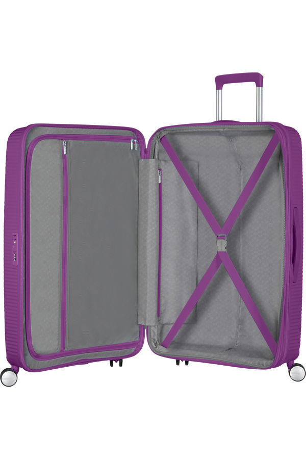 American Tourister Soundbox Spinner Expandable 77cm  Purple Orchid