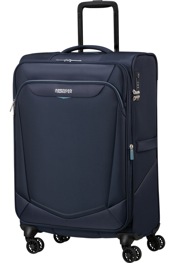 American Tourister SummerRide Spinner M EXP TSA 69cm Navy American Tourister SummerRide Spinner M EXP TSA 69cm Navy