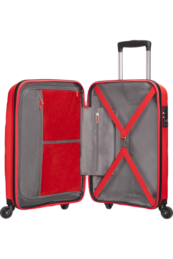 American Tourister Bon Air 4-wheel cabin baggage Spinner suitcase 55x40x20cm Magma Red American Tourister Bon Air 4-wheel cabin baggage Spinner suitcase 55x40x20cm Magma Red