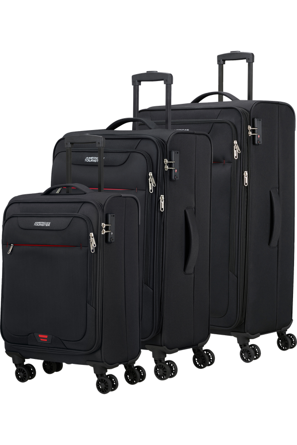 American Tourister Street Roll 3 Pc Set B Black