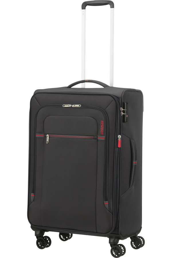 American Tourister Crosstrack Spinner Expandable 67cm  Grey/Red American Tourister Crosstrack Spinner Expandable 67cm  Grey/Red