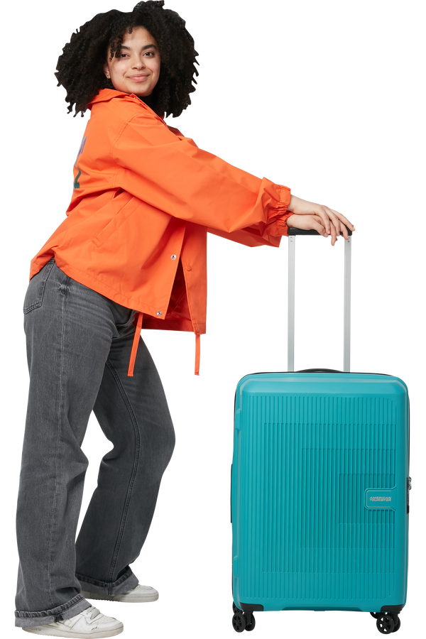 American Tourister Aerostep Spinner 67/24 Exp Tsa 67cm  Turquoise Tonic American Tourister Aerostep Spinner 67/24 Exp Tsa 67cm  Turquoise Tonic