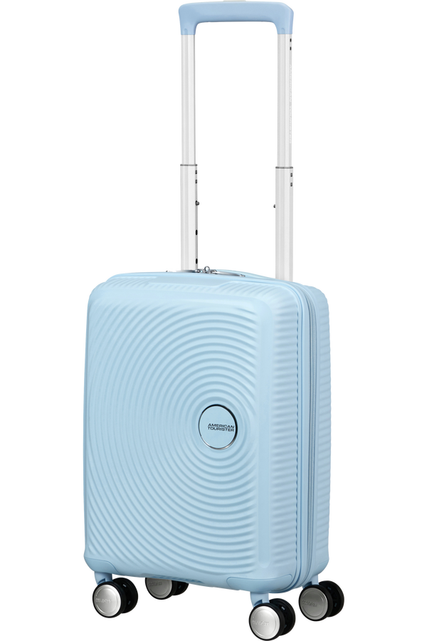 American Tourister Soundbox Mini Spinner 47cm  Pastel Blue American Tourister Soundbox Mini Spinner 47cm  Pastel Blue