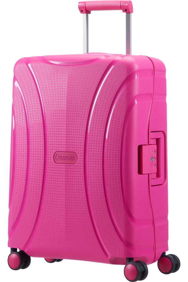 American Tourister Lock'n'Roll 4-wheel cabin baggage Spinner suitcase 40x55x20cm Dynamic Pink