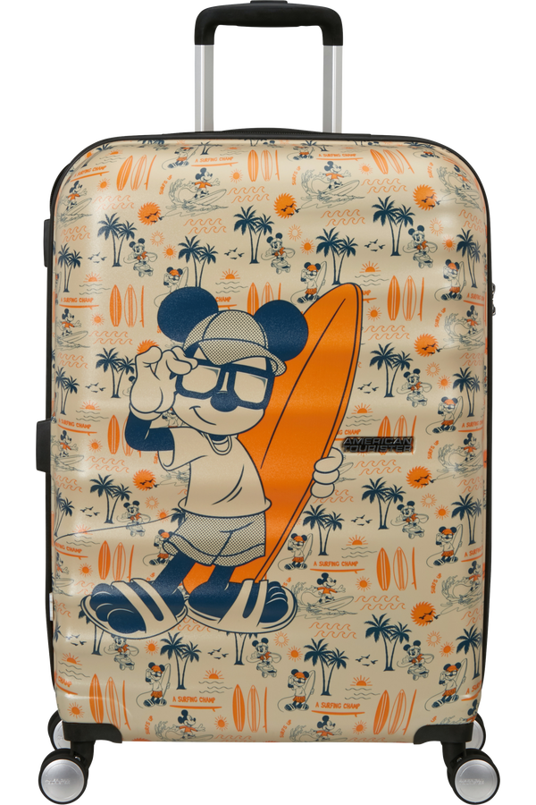 American Tourister Disney Wavebreaker Spinner TSA Disney Fl 67cm  Mickey Super Surfer