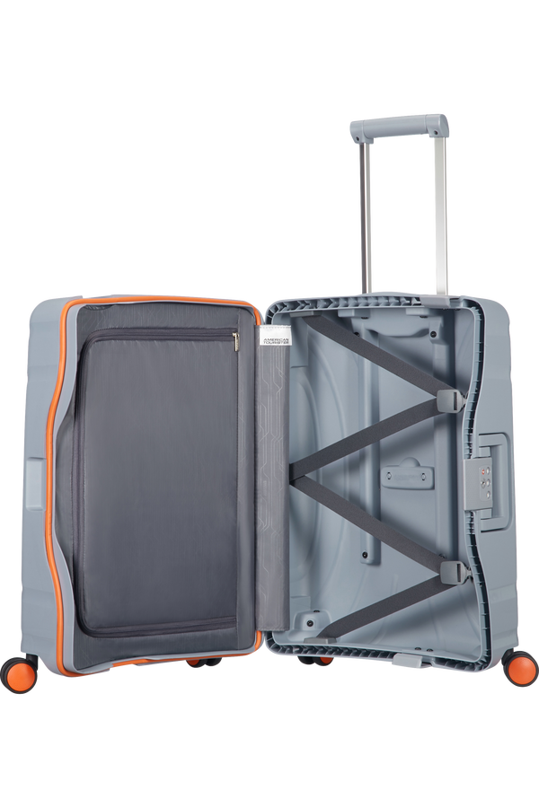 American Tourister Lock'n'Roll 4-wheel cabin baggage Spinner suitcase 55x40x20cm Volt Grey American Tourister Lock'n'Roll 4-wheel cabin baggage Spinner suitcase 55x40x20cm Volt Grey