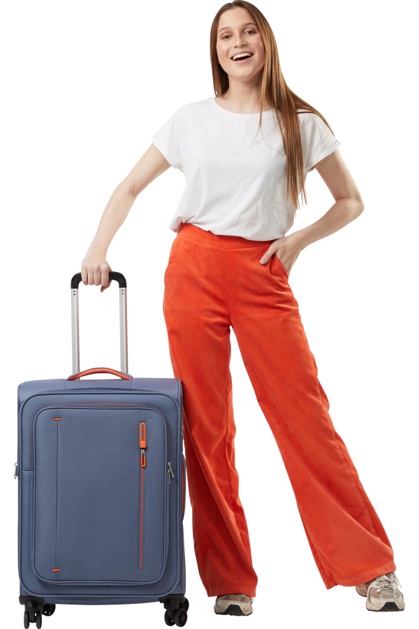 American Tourister Cloudrider Spinner EXP TSA M  Stone Blue