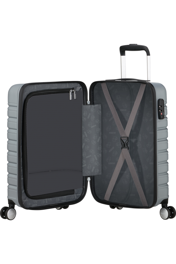 American Tourister Flashline SPIN. 55/20 LENGTH 35 CM  Sky Silver American Tourister Flashline SPIN. 55/20 LENGTH 35 CM  Sky Silver