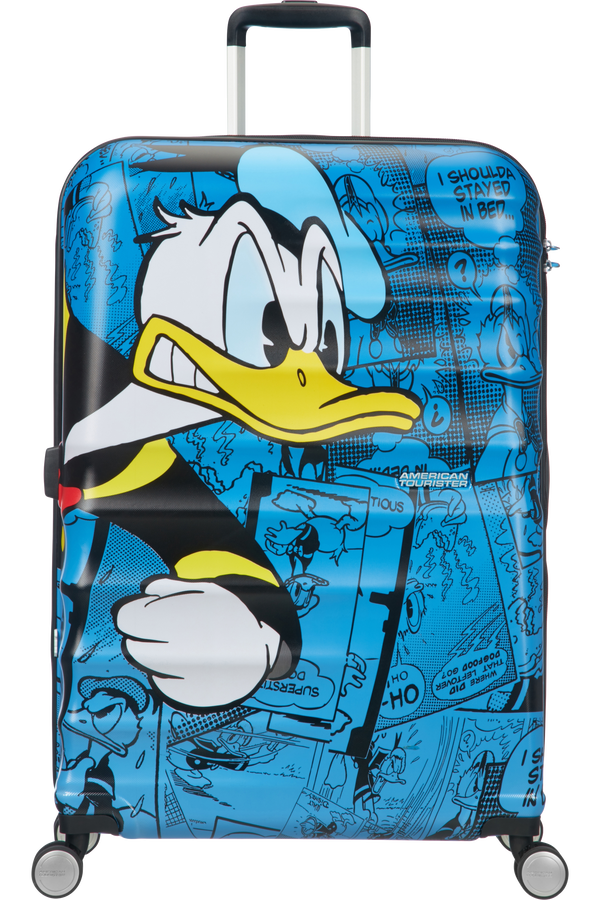 American Tourister Wavebreaker Disney 4-wheel 77cm large Spinner suitcase Donald Duck