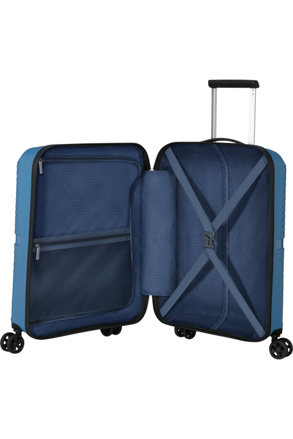 American Tourister Airconic Spinner Frontloader 15.6' 55cm  Coronet Blue/Lime