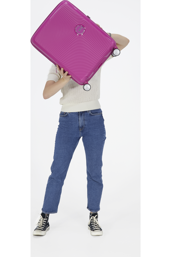 American Tourister Soundbox Spinner TSA Expandable 55cm  Magenta