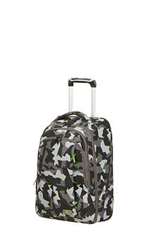 American Tourister Fast Route Laptop Backpack with Wheels Core 15.6'  Camo/Acid Green