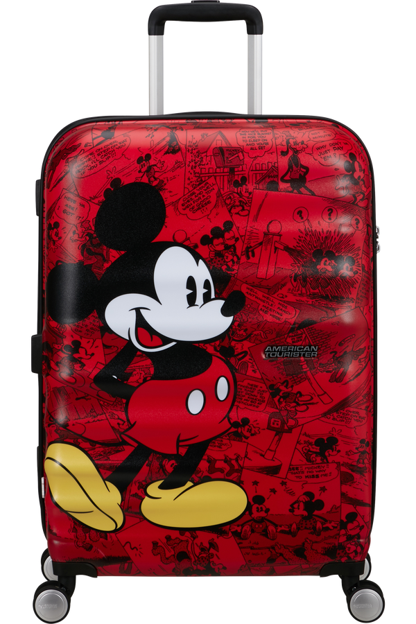 American Tourister Disney Wavebreaker Spinner TSA Disney Fl 67cm  Mickey Comics Red