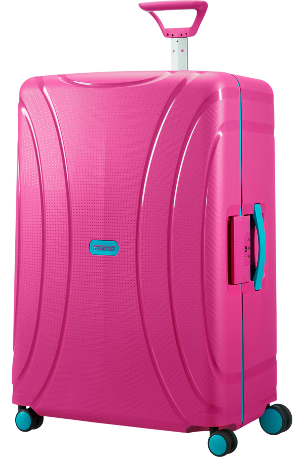 American Tourister Lock'n'Roll 4-wheel 75cm large Spinner suitcase Summer Pink