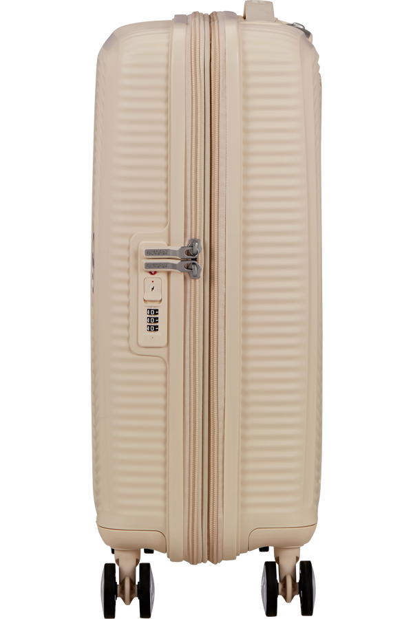 American Tourister SoundBox Spinner TSA Expandable 55cm  Coconut Sand
