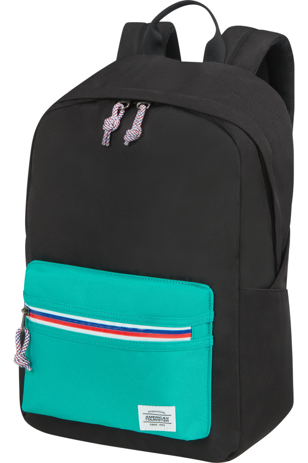 American Tourister Upbeat Backpack ZIP  Black/Turquoise