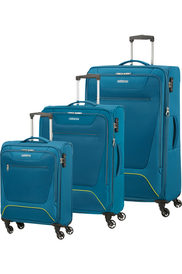 American Tourister Hyperbreez 3 pc Set A  Teal
