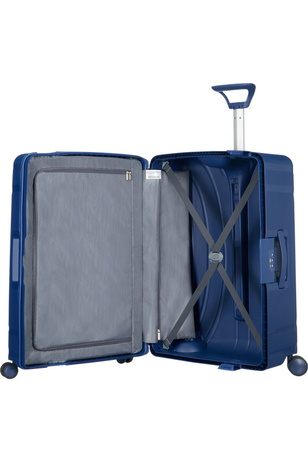 American Tourister Lock'n'Roll 4-wheel 75cm large Spinner suitcase Nocturne Blue