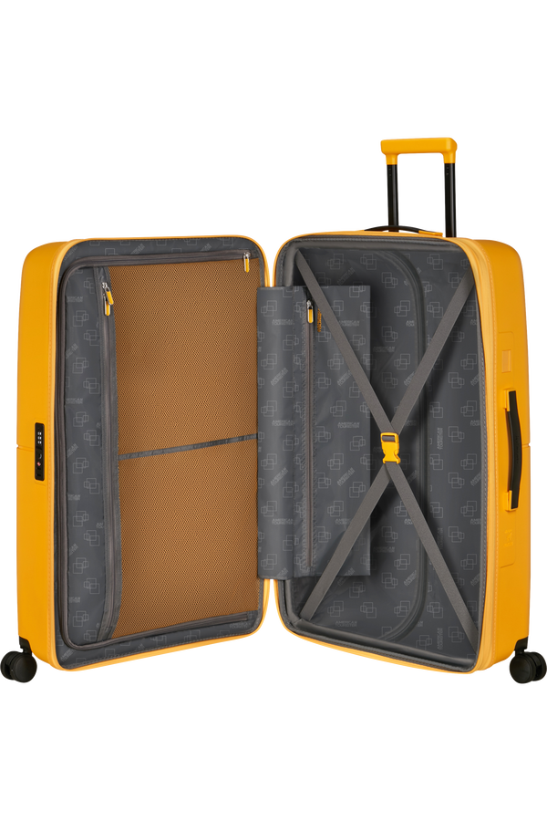 American Tourister DashPop Spinner Expandable TSA 77cm Golden Yellow