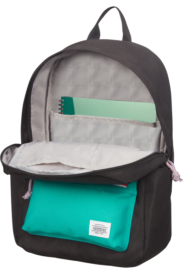American Tourister Upbeat Backpack ZIP  Black/Turquoise