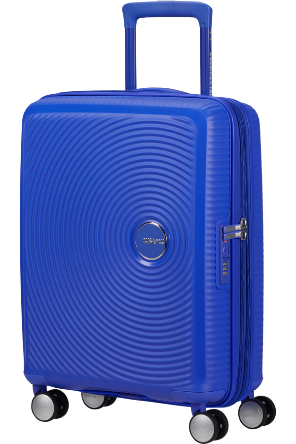 American Tourister SoundBox Spinner Expandable 55cm  Cobalt Blue