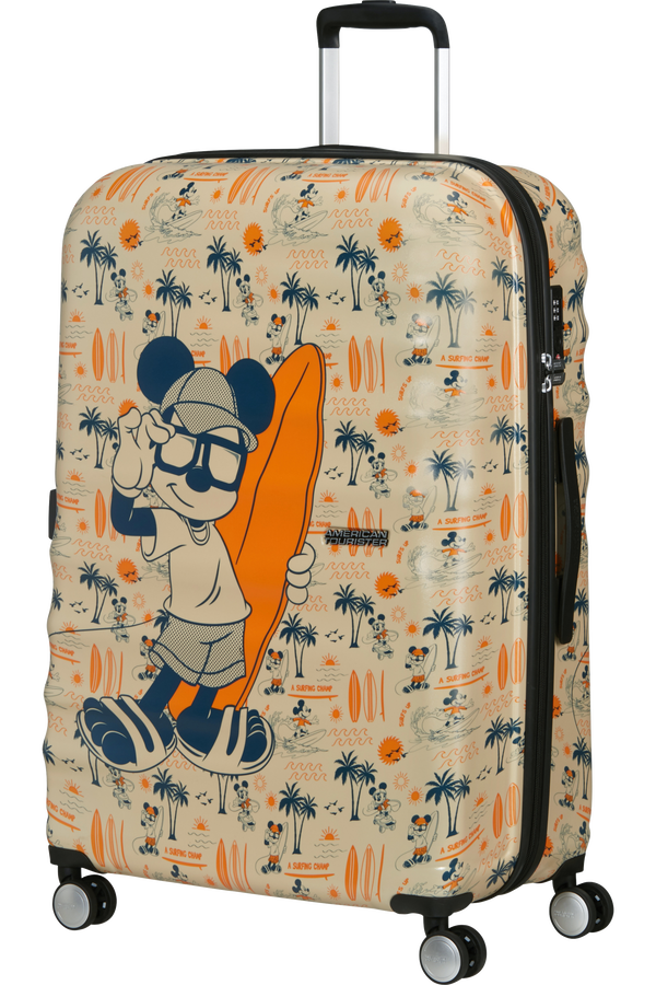 American Tourister Disney Wavebreaker Spinner TSA Disney Fl 77cm  Mickey Super Surfer