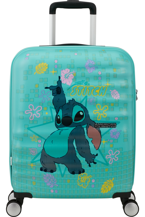 American Tourister Disney Wavebreaker Spinner TSA Disney Fl 55cm Stitch Flower