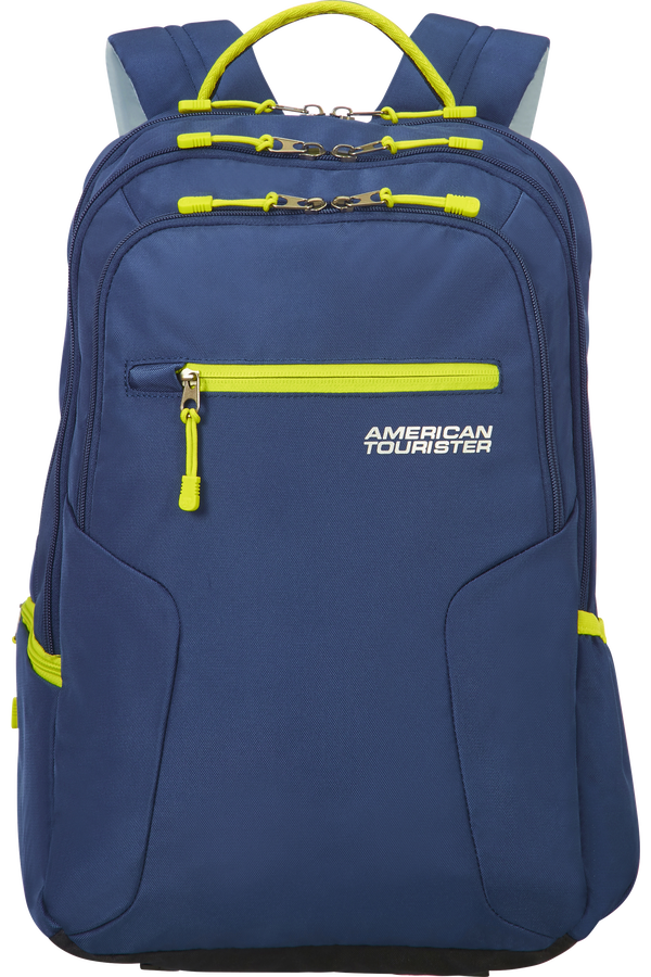 American Tourister Urban Groove Laptop Backpack  15.6inch True Navy/Lime
