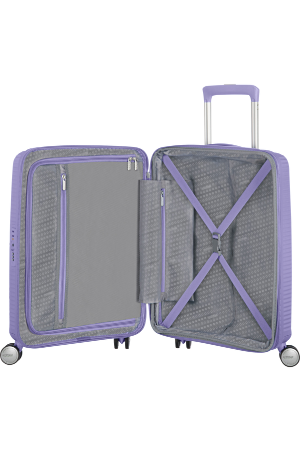 American Tourister Soundbox Spinner Expandable 55cm  Lavender