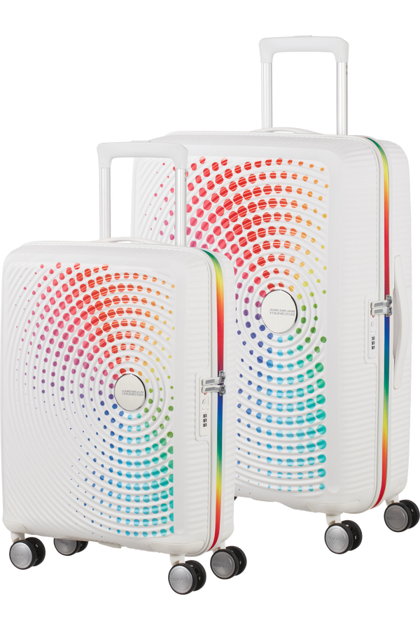 American Tourister Soundbox 2 PC SET B Soundbox  Rainbow Dots