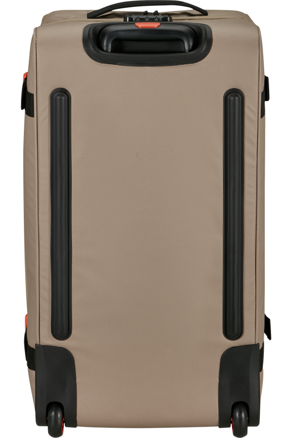 American Tourister Urban Track Duffle with Wheels Coated M  Beige/Orange American Tourister Urban Track Duffle with Wheels Coated M  Beige/Orange