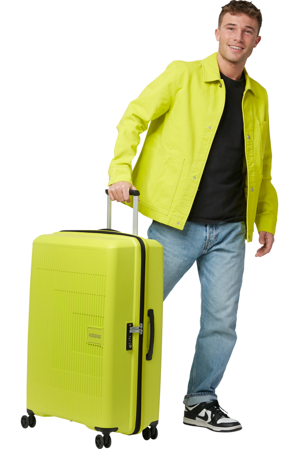 American Tourister Aerostep Spinner 77/28 Exp Tsa 77cm  Light Lime