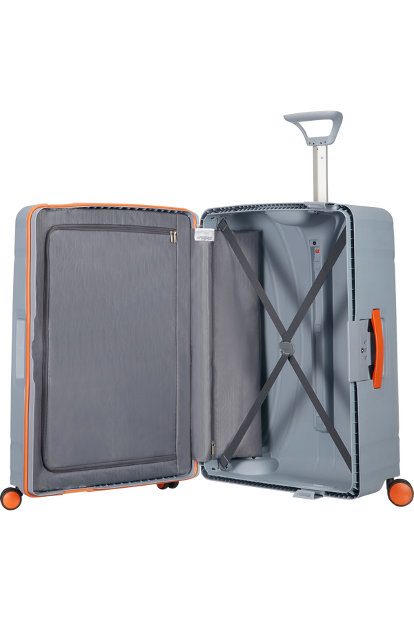 American Tourister Lock'n'Roll 4-wheel 75cm large Spinner suitcase Volt Grey