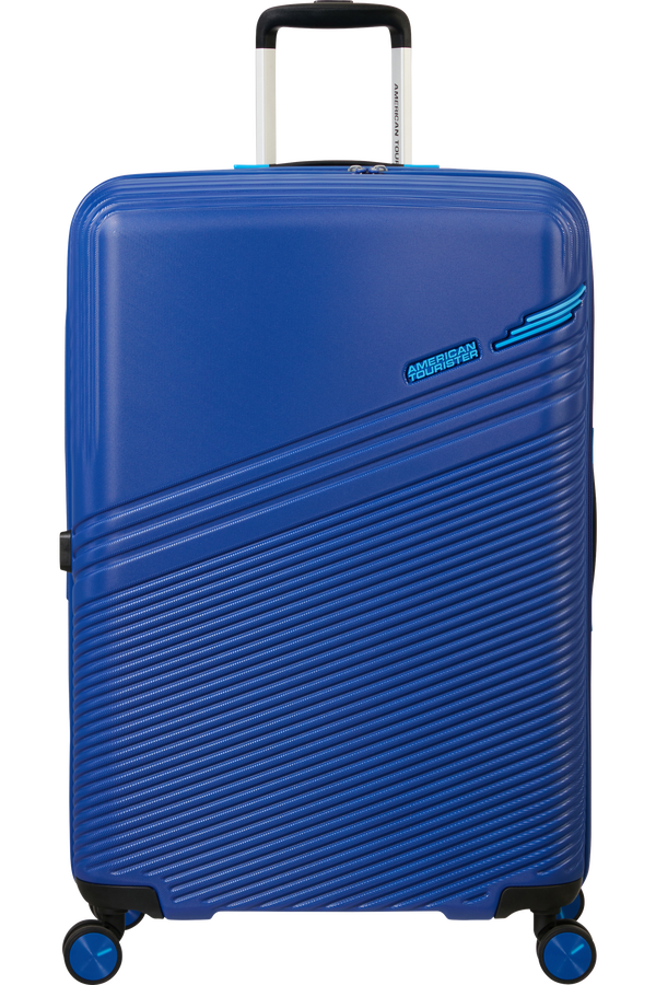 American Tourister Triple Trace Spinner TSA Expandable 76cm Navy/Blue