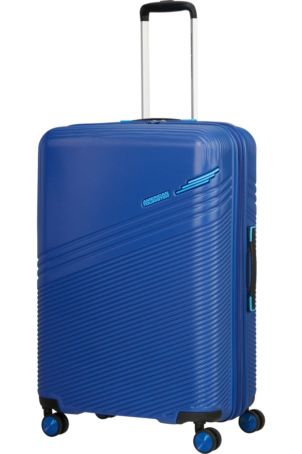 American Tourister Triple Trace Spinner TSA Expandable 76cm  Navy/Blue