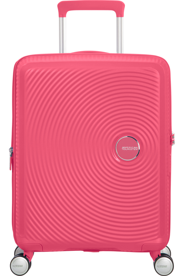 American Tourister Soundbox Spinner Expandable 55cm  Hot Pink