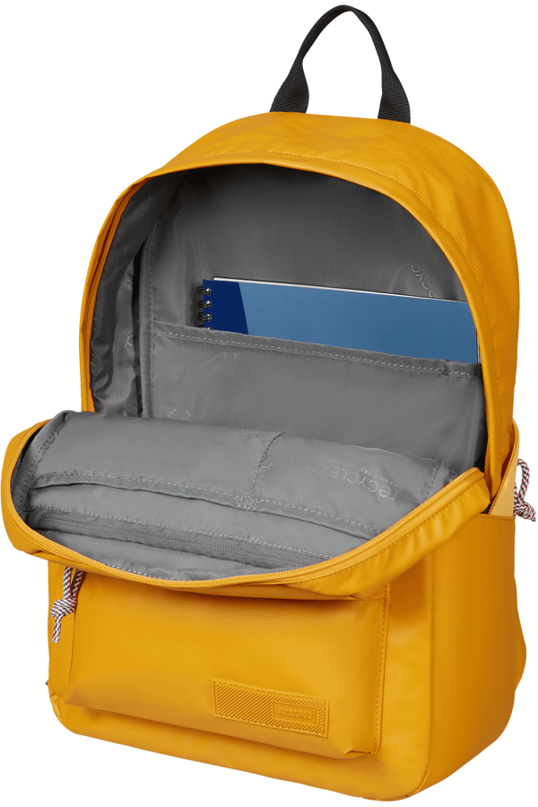 American Tourister Upbeat Pro Backpack Zip Coated  Yellow