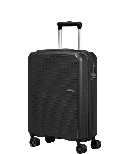 Summer Hit 55cm Spinner (4 wheels) | American Tourister Summer Hit Spinner 55/20 TSA 55cm  Black