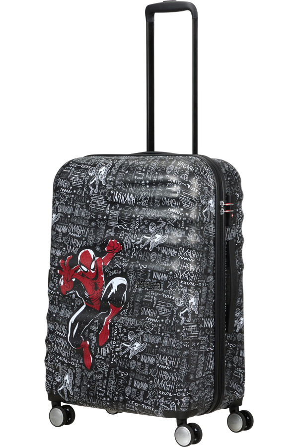 American Tourister Wavebreaker Disney Spinner 67cm  Spiderman Sketch