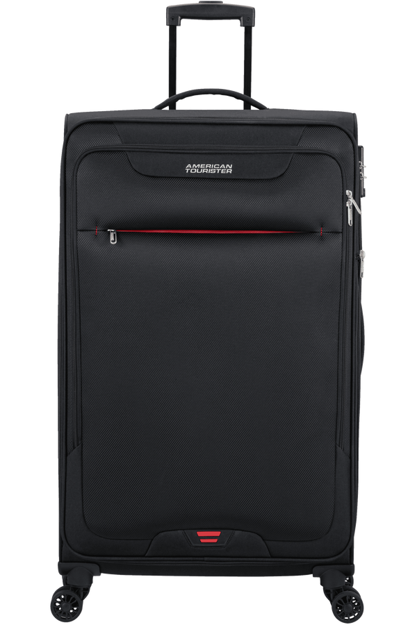 American Tourister Street Roll Spinner L Tsa Exp L  Black