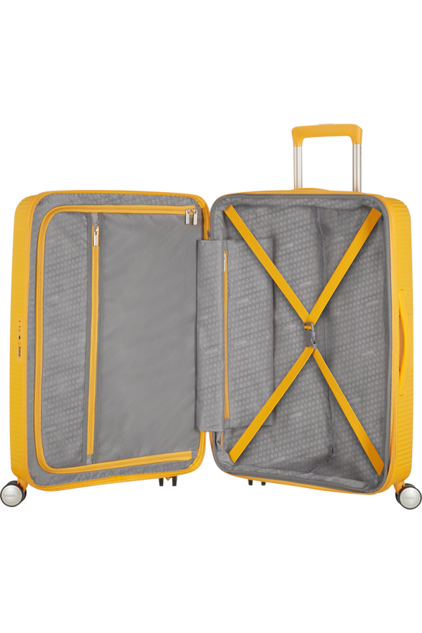 American Tourister Soundbox Spinner 67cm  Golden Yellow